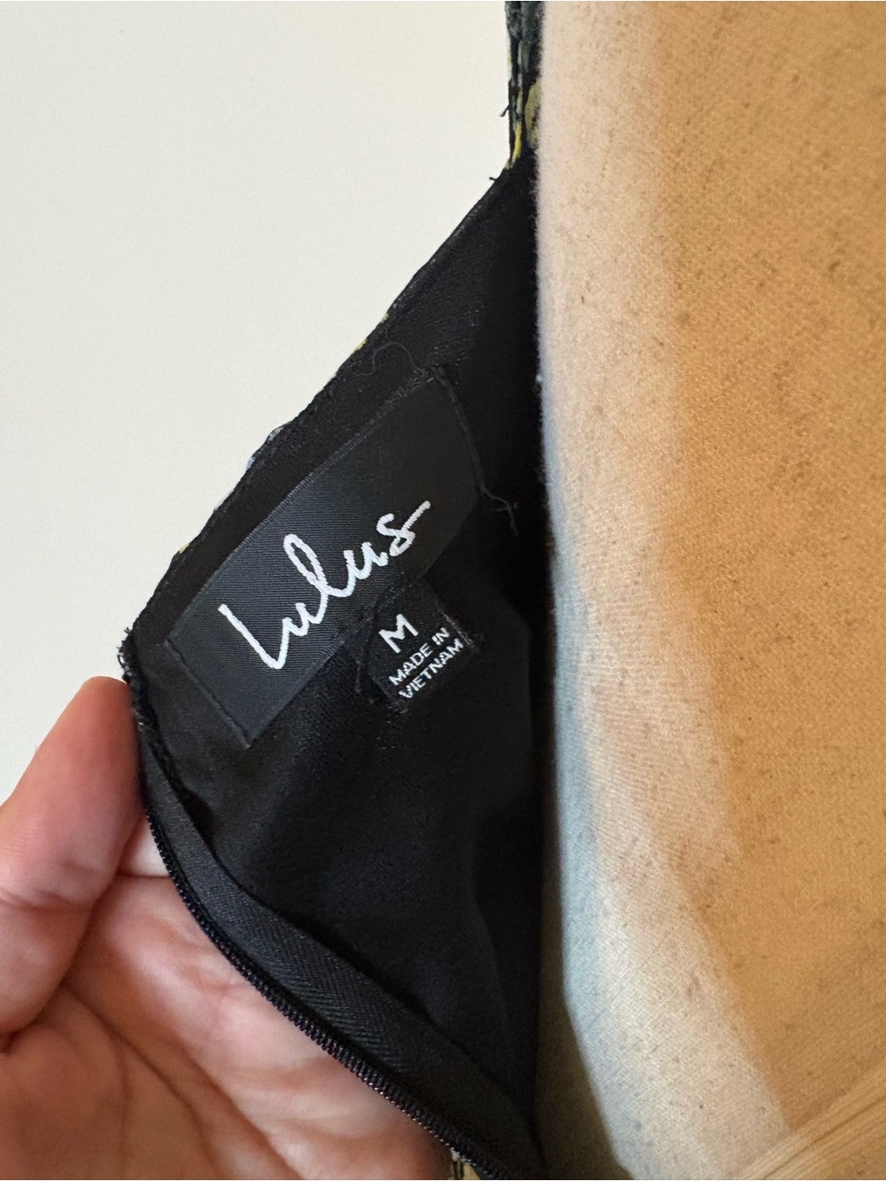 Lulu's Black Floral Tie-Front Ruffle Mini Dress - Picture 7 of 8